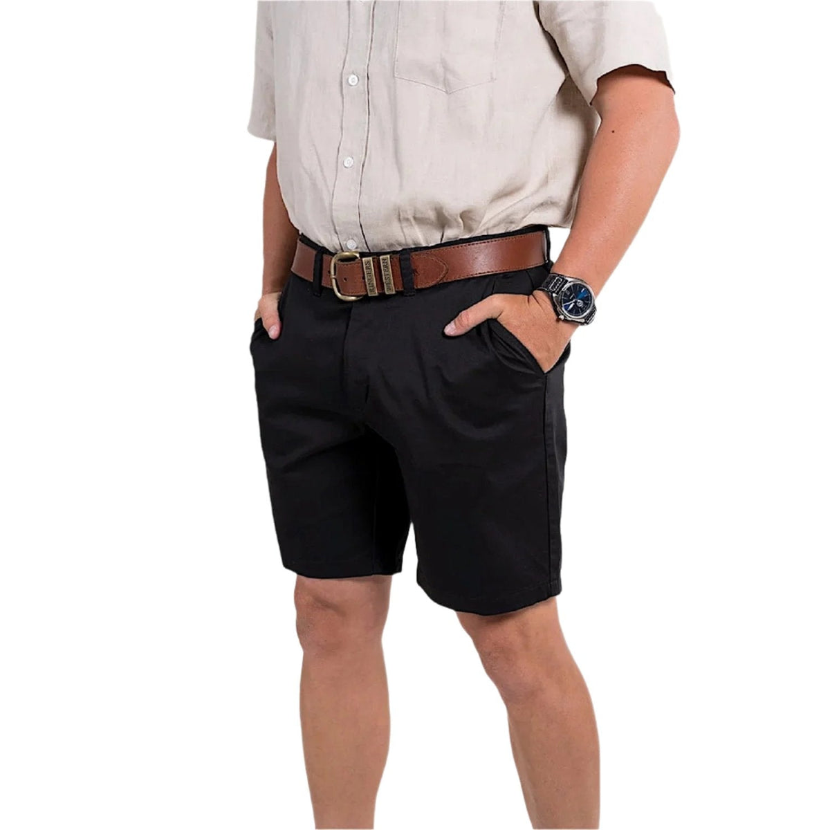 Ringers Western Men’s Chino Shorts - Black