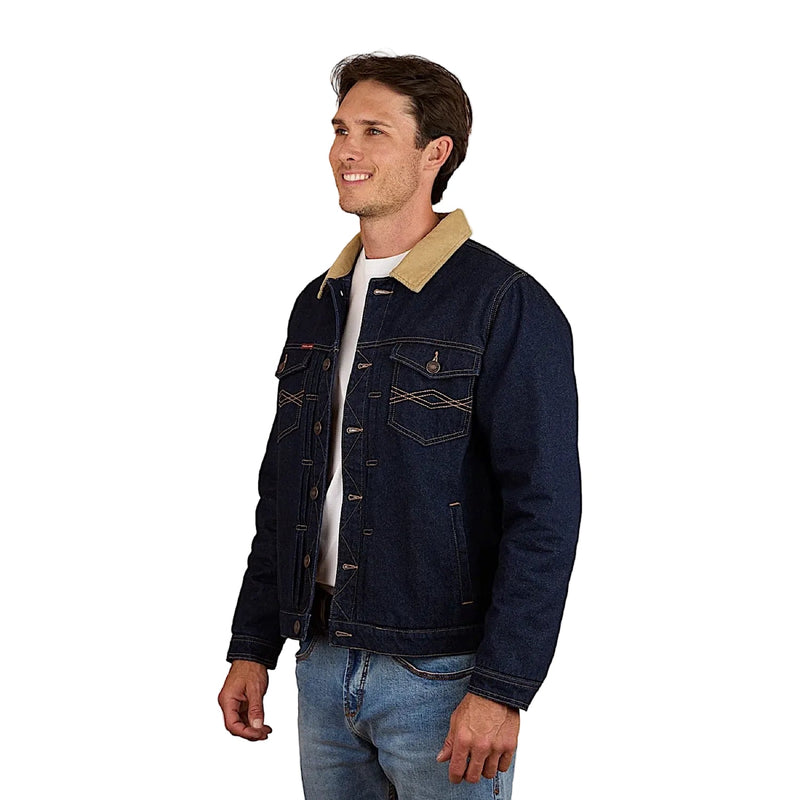 Ringers Western Men’s Devonport Denim Trucker Jacket - Raw Denim