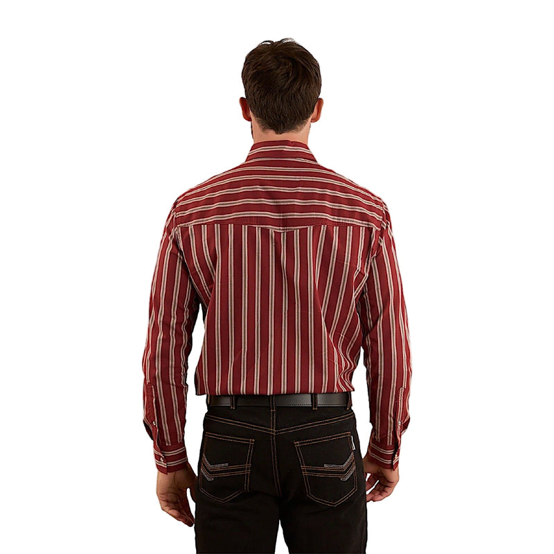 Ringers Western Men’s Mapleton Western Dress Shirt - Cedar