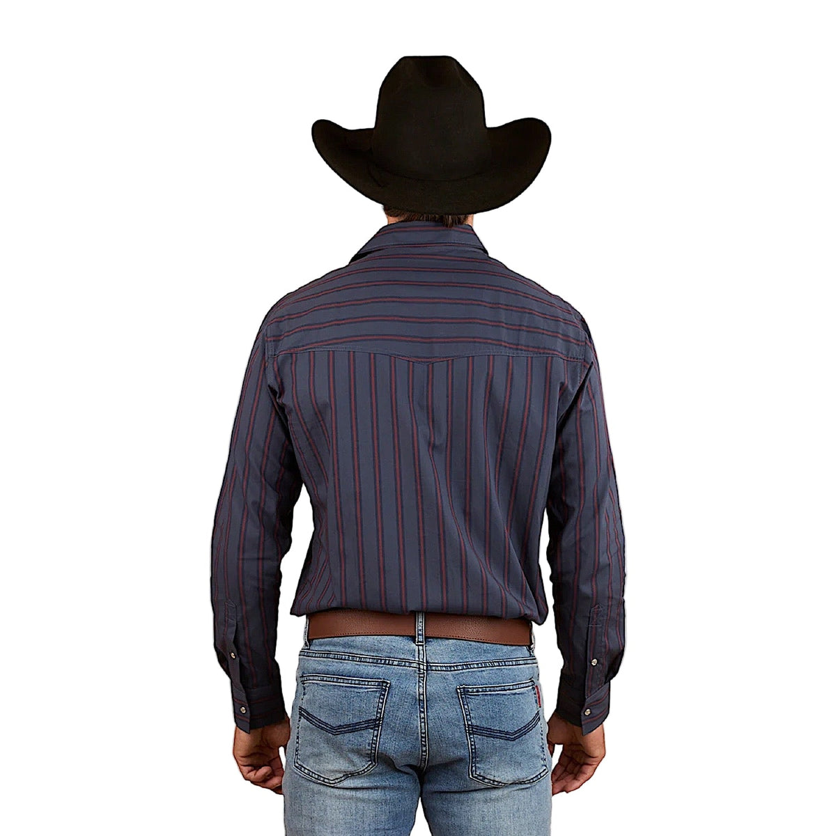 Ringers Western Men’s Mapleton Western Dress Shirt - Navy