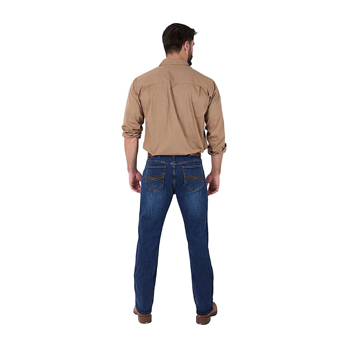 Ringers Western Men’s Muster Slim Straight Fit Jean - Dark Wash Blue
