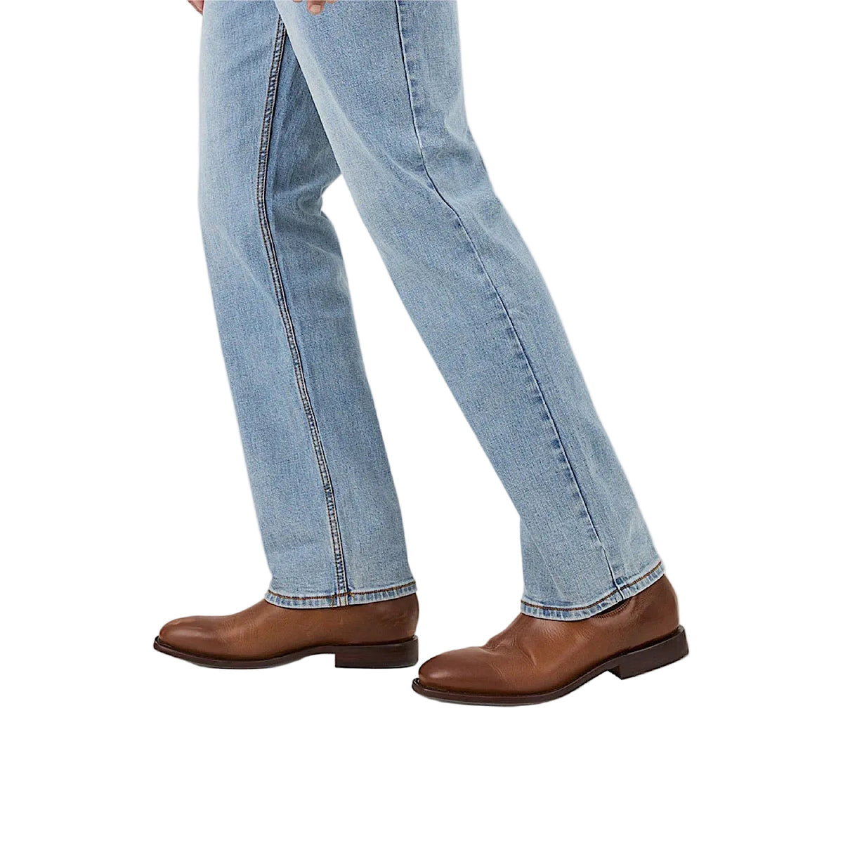 Ringers Western Men’s Muster Slim Straight Fit Jean - Light Wash Blue