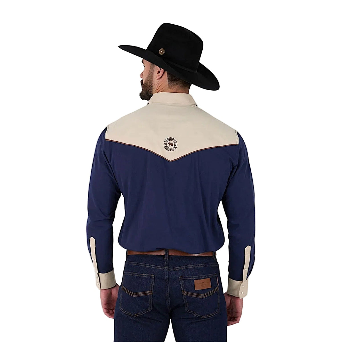 Ringers Western Men’s Western Shirt - Navy