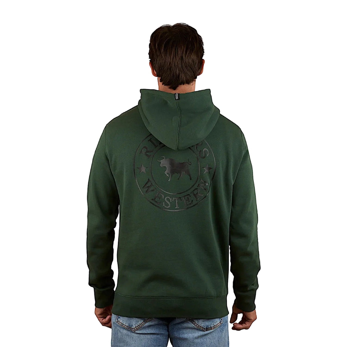 Ringers Western Men’s Signature Bull Pullover Hoodie - Pine