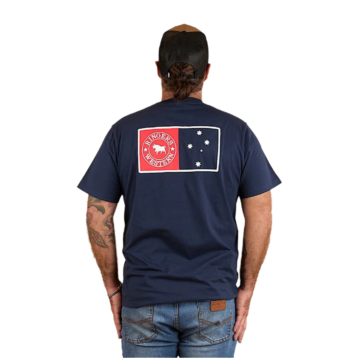 Ringers Western Men’s Southern Son Loose T-Shirt - Navy