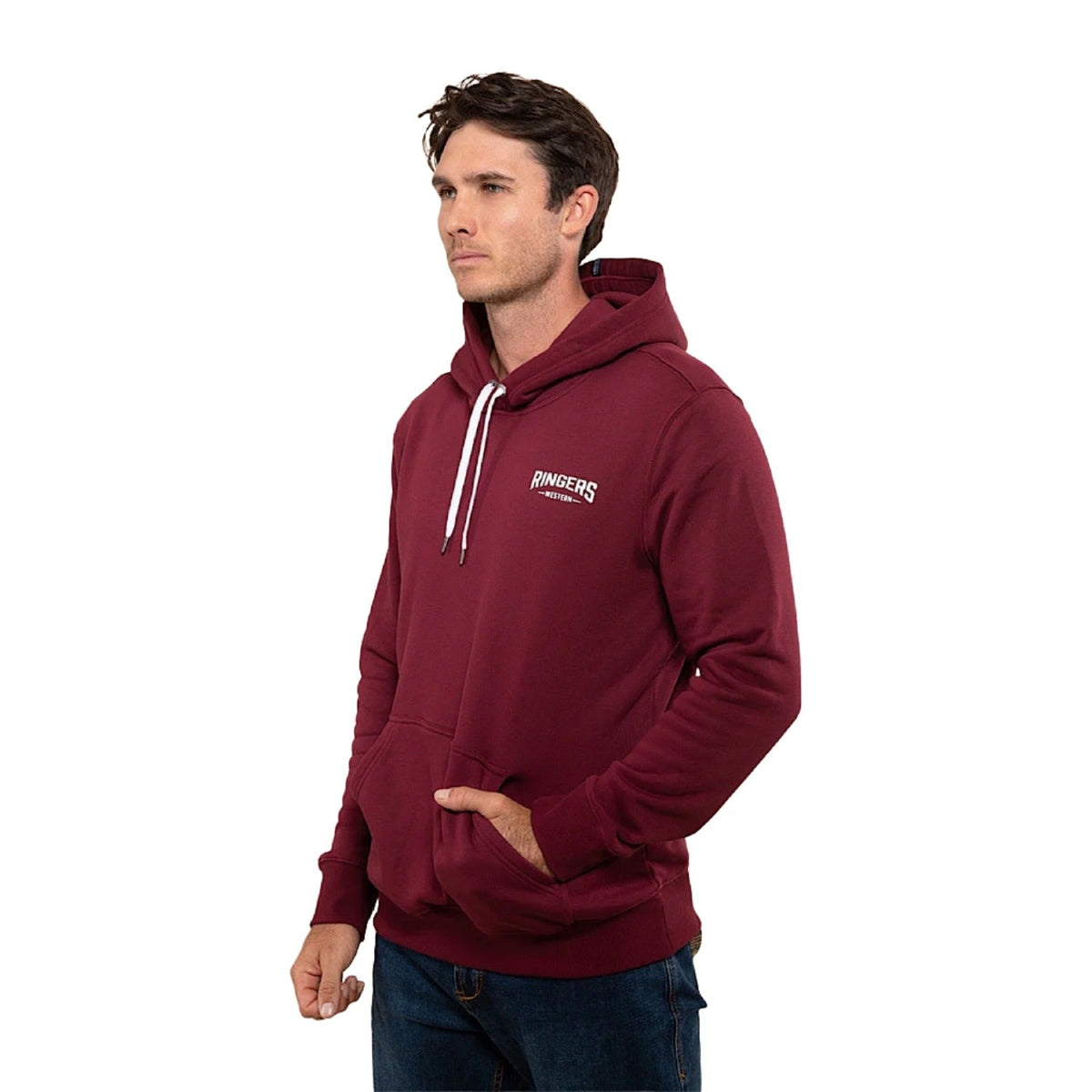 Ringers Western Men’s Squadron Hoodie - Burgundy