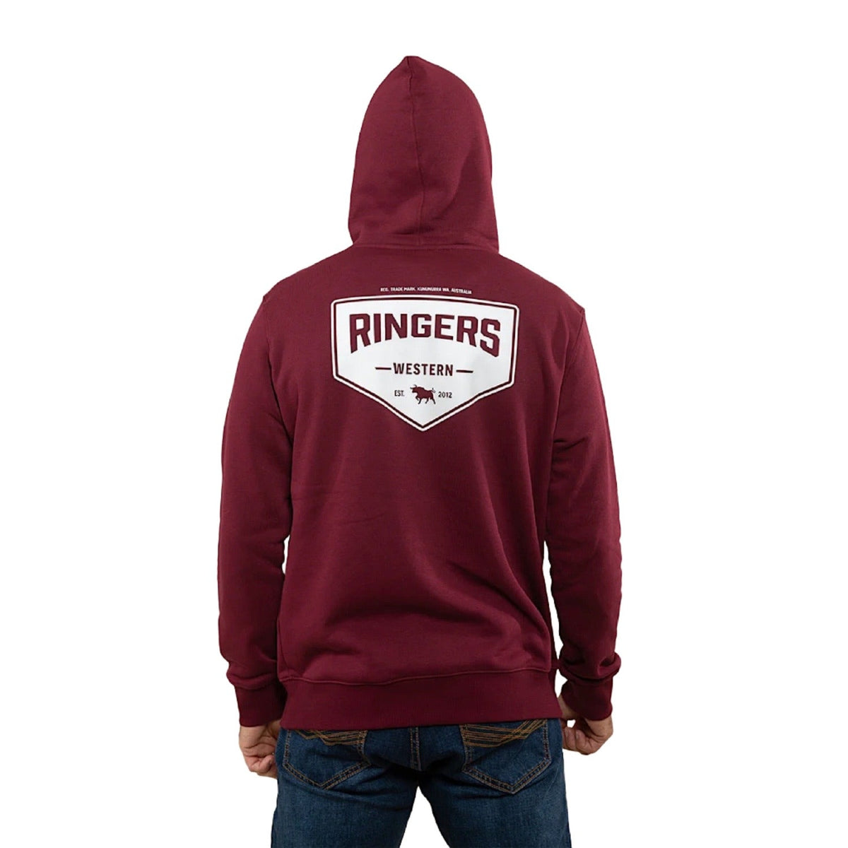 Ringers Western Men’s Squadron Hoodie - Burgundy