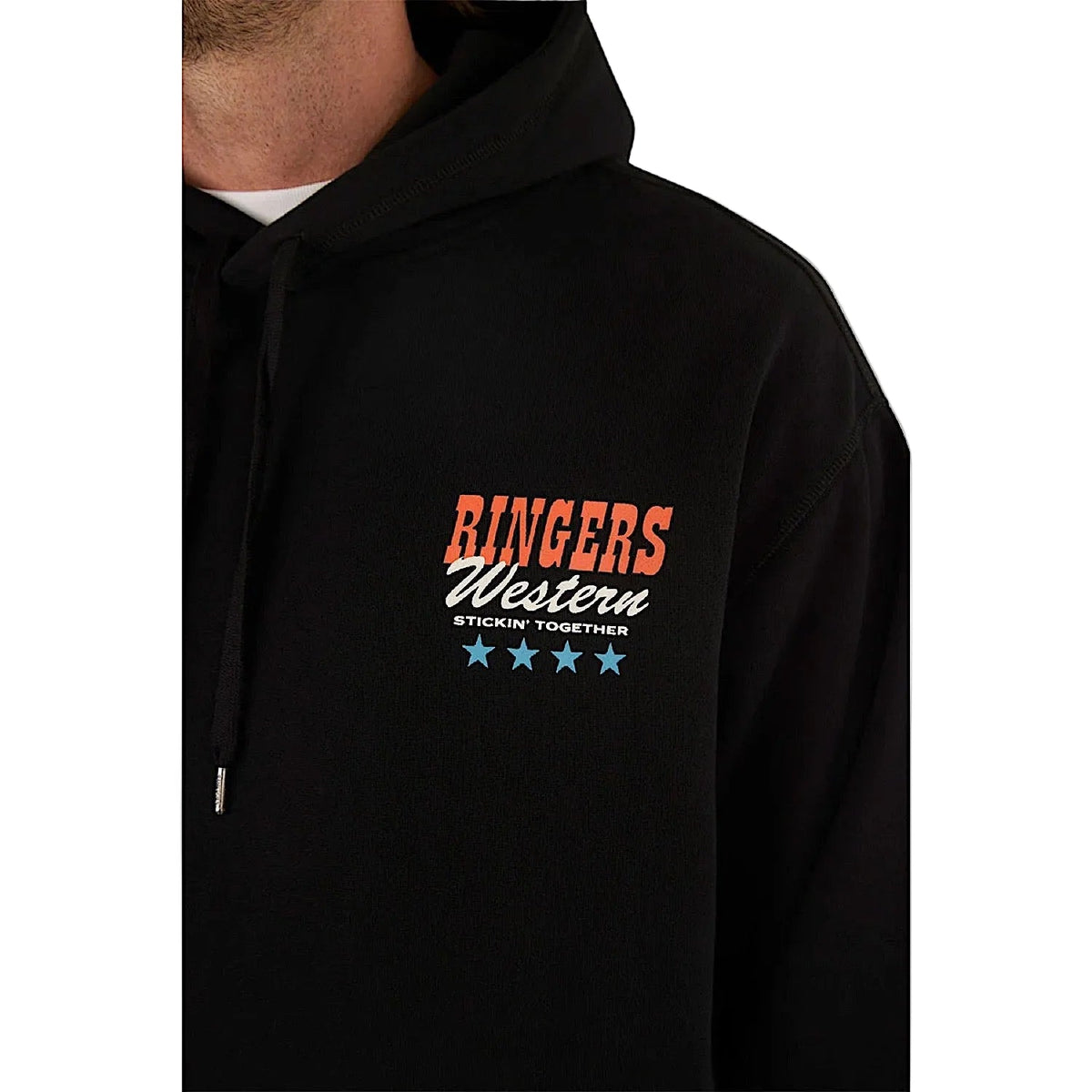 Ringers Western Men’s Stickin Together Hoodie - Black