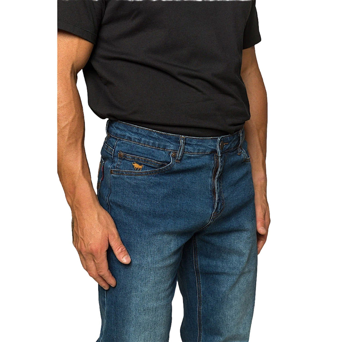 Ringers Western Men’s Sturt Relaxed Leg Jean - Mid Blue