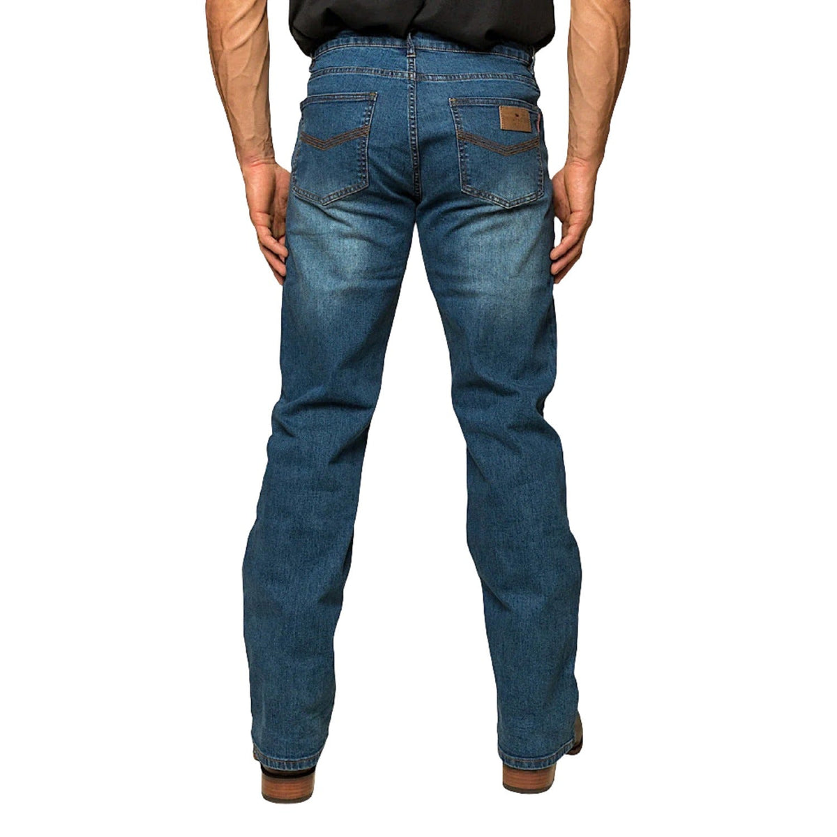 Ringers Western Men’s Sturt Relaxed Leg Jean - Mid Blue