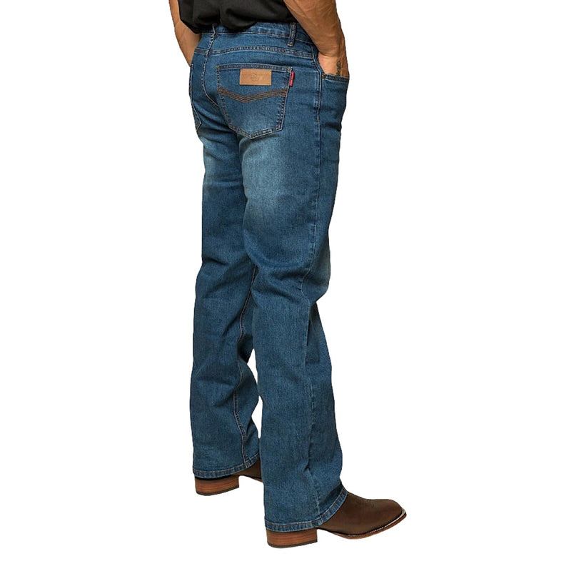 Ringers Western Men’s Sturt Relaxed Leg Jean - Mid Blue