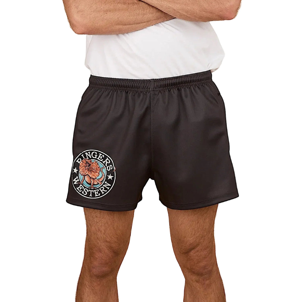 Ringers Western Outta Towner Footy Short - Charcoal
