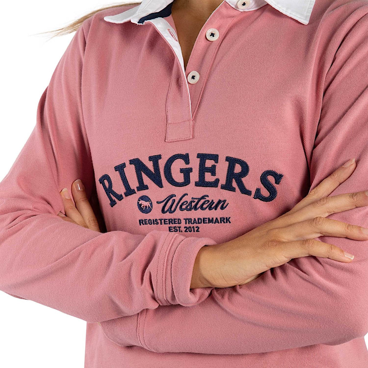 Ringers Western Portland Women’s Rugby Jersey - Rosey Pink
