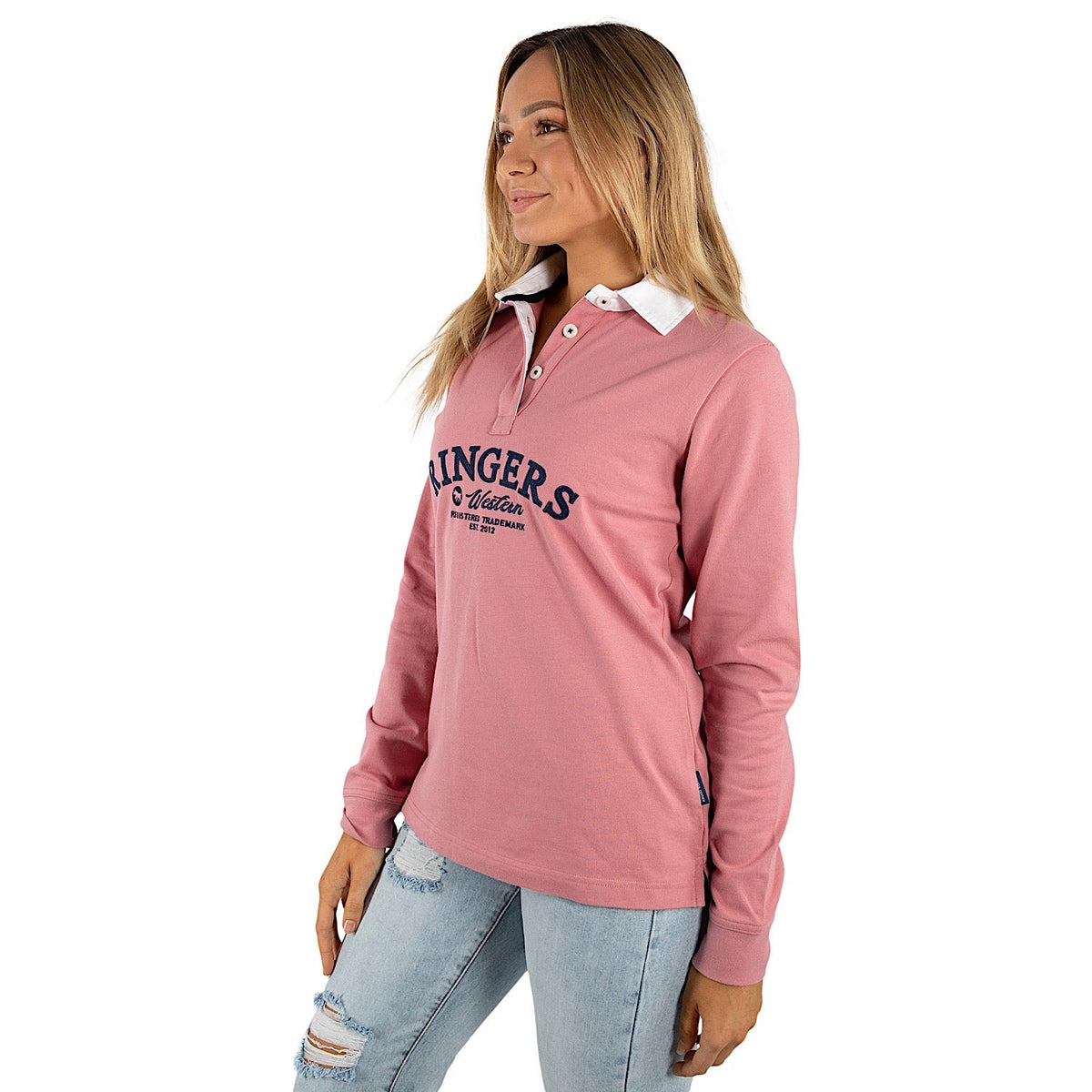 Ringers Western Portland Women’s Rugby Jersey - Rosey Pink