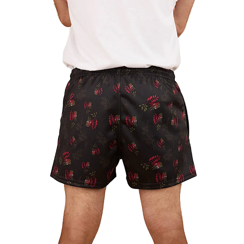 Ringers Western Rose Of The Desert Footy Short - Black