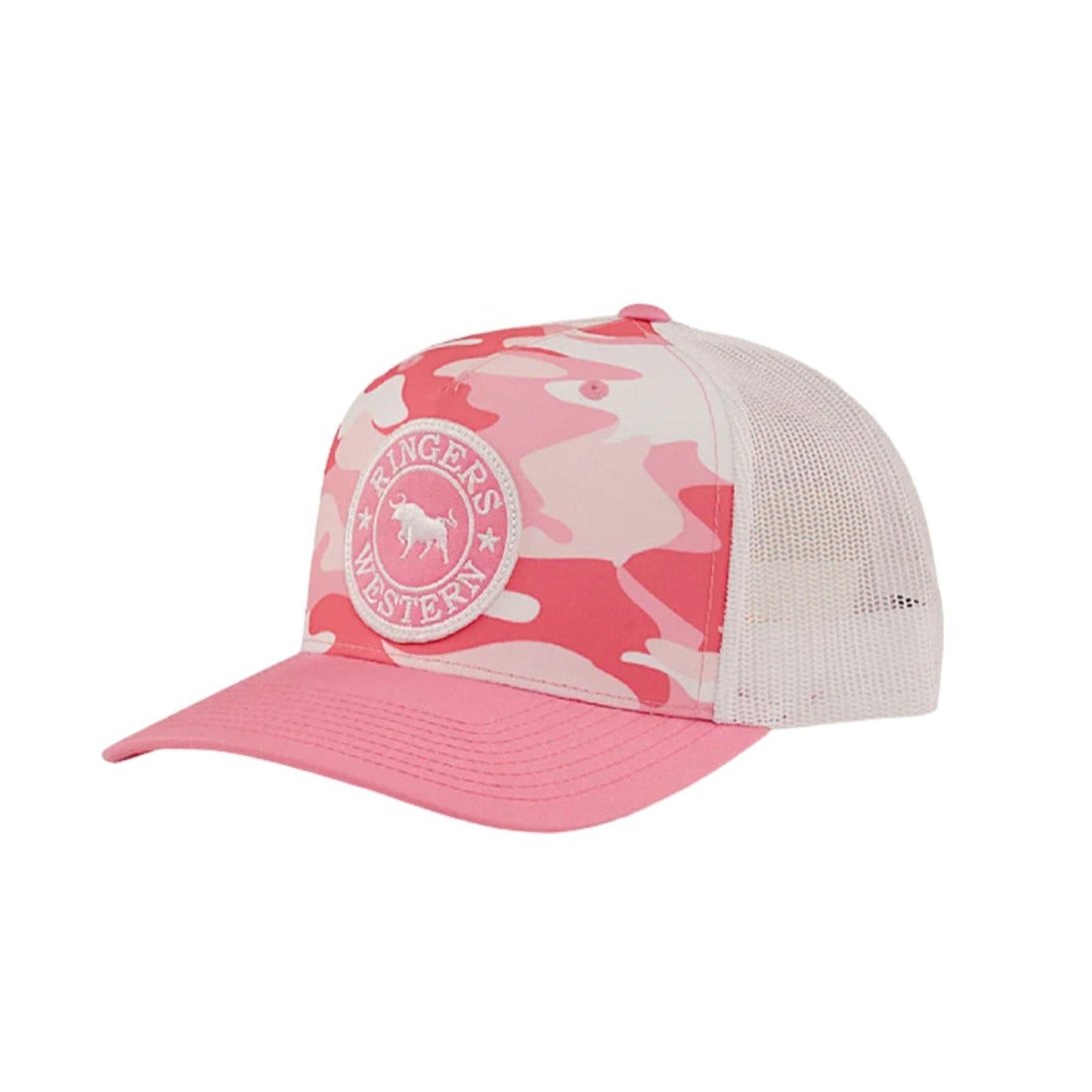 Ringers Western Signature Bull Trucker Cap - Pink Camo