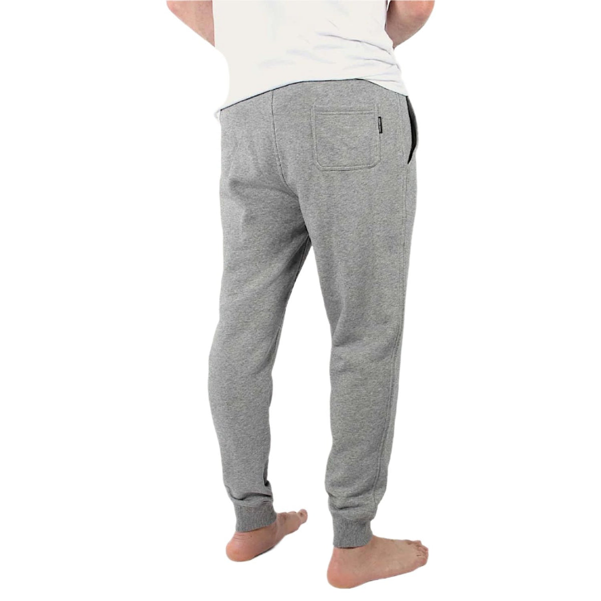 Ringers Western Texas Men’s Trackpants - Grey Marle with Black Print