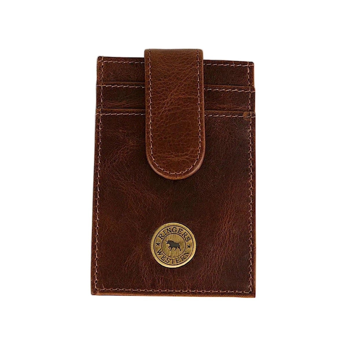 Ringers Western Toro Card Clip - Cognac