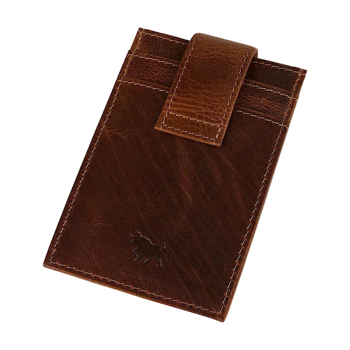 Ringers Western Toro Card Clip - Cognac