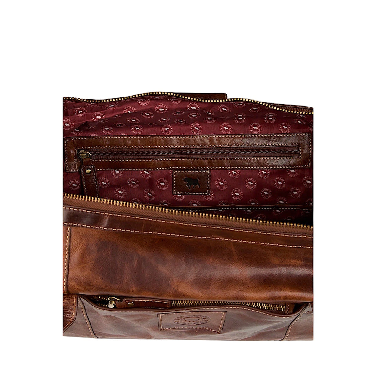 Ringers Western Toro Gino Overnighter Bag - Cognac