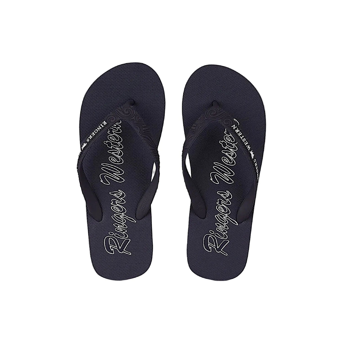 Ringers Western Unisex Combi Thong - Dark Navy with White Print
