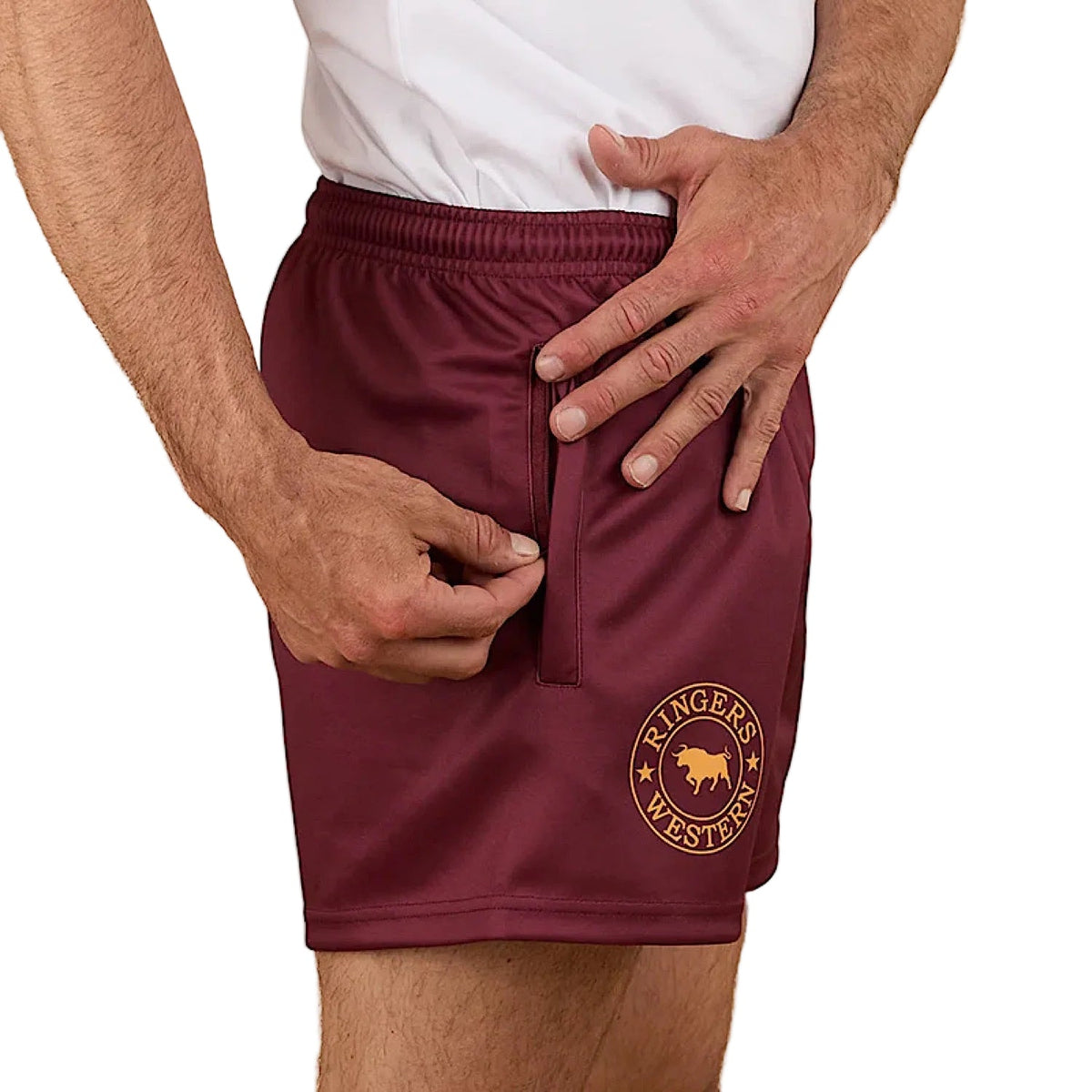 Ringers Western Unisex Footy Short - QLD