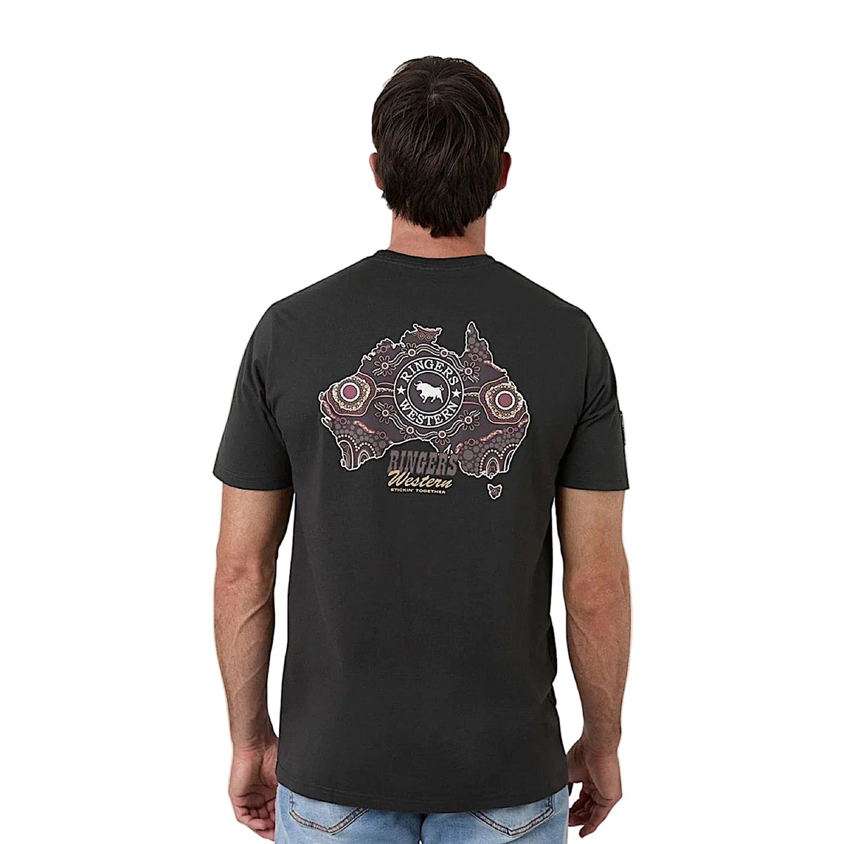 Ringers Western Unisex Garbala Classic Fit T-Shirt - Washed Black