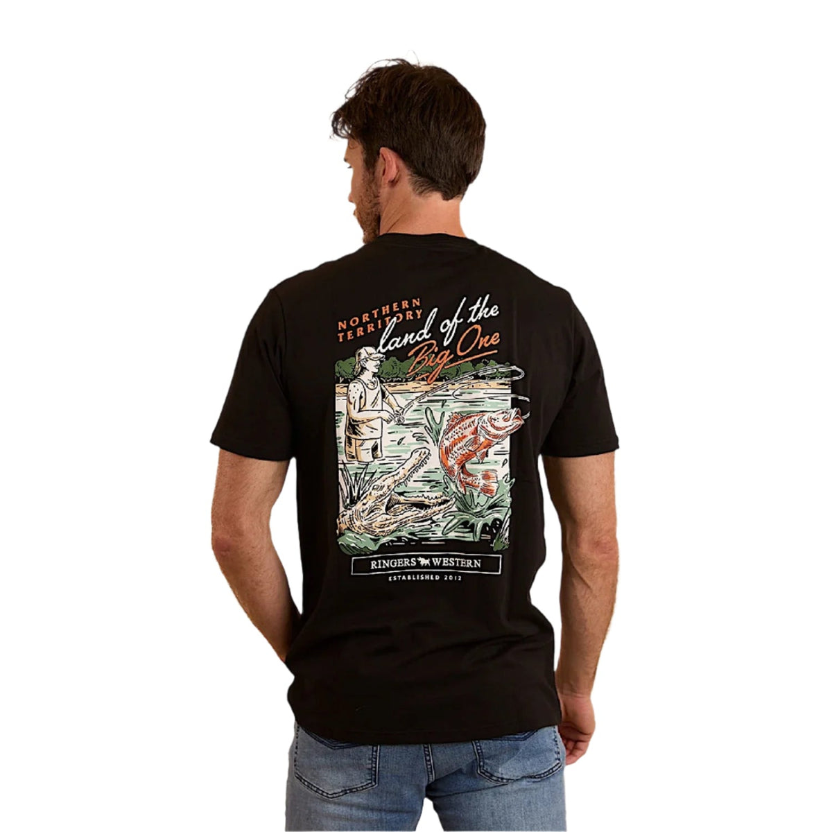 Ringers Western Unisex Up North T-Shirt - Black