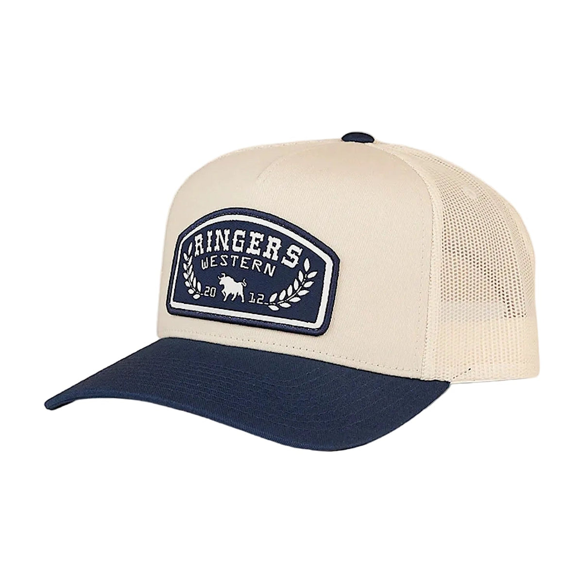 Ringers Western Wheatbelt Trucker Cap - Off White/Navy