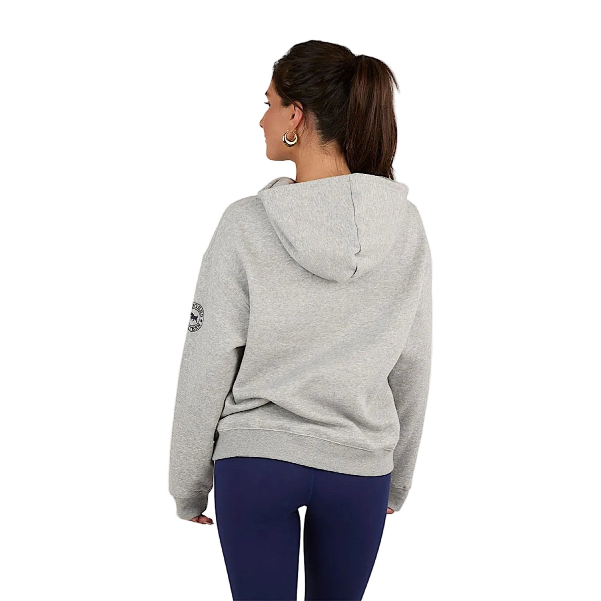 Ringers Western Women’s Ace Oversized Hoodie - Grey Marle