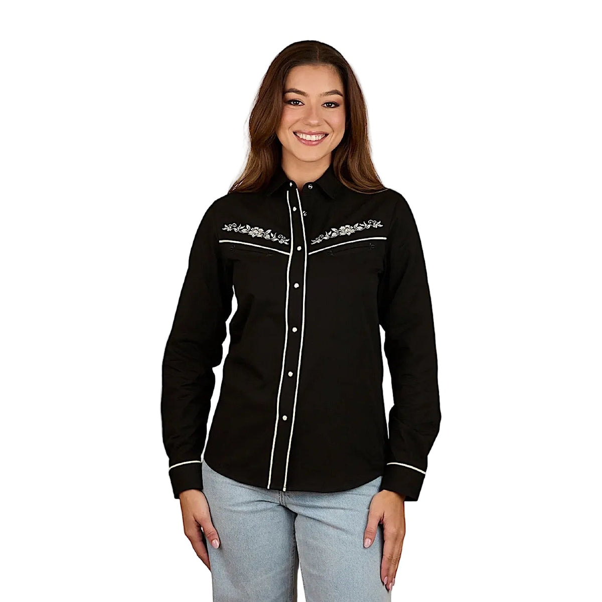 Ringers Western Women’s Aisling Western Shirt - Black