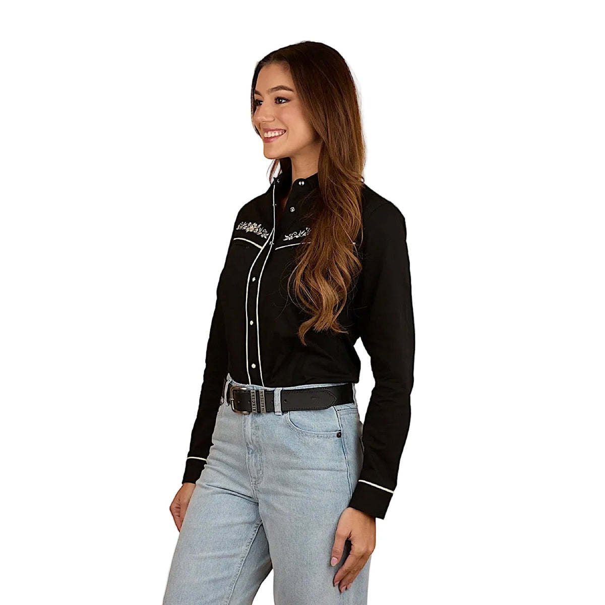 Ringers Western Women’s Aisling Western Shirt - Black