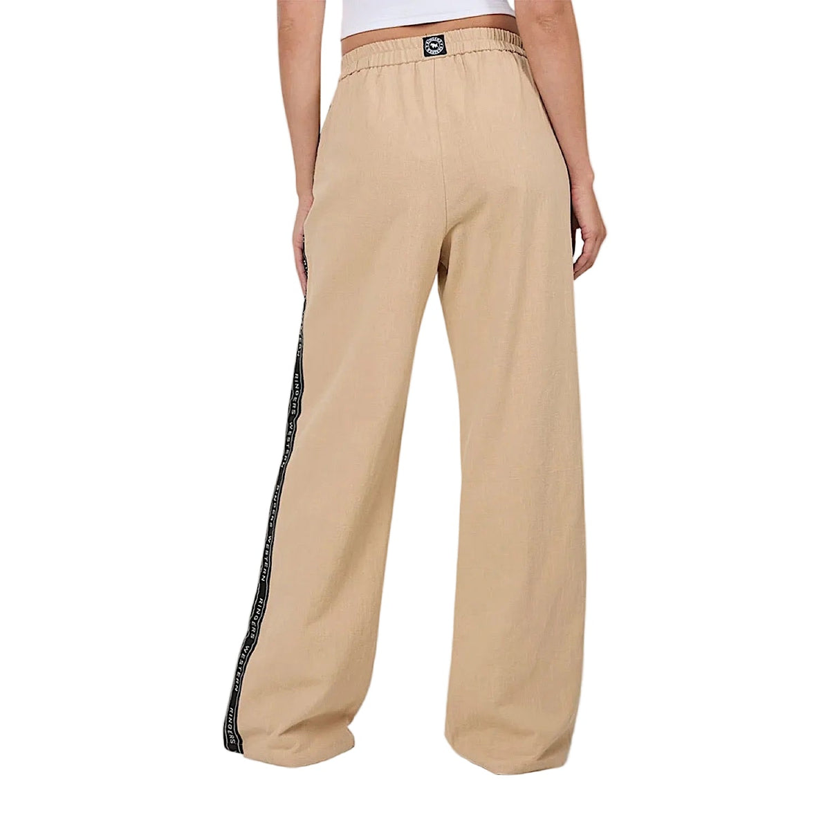 Ringers Western Women’s Alexis Elastic Waist Wide Leg Pant - Beige