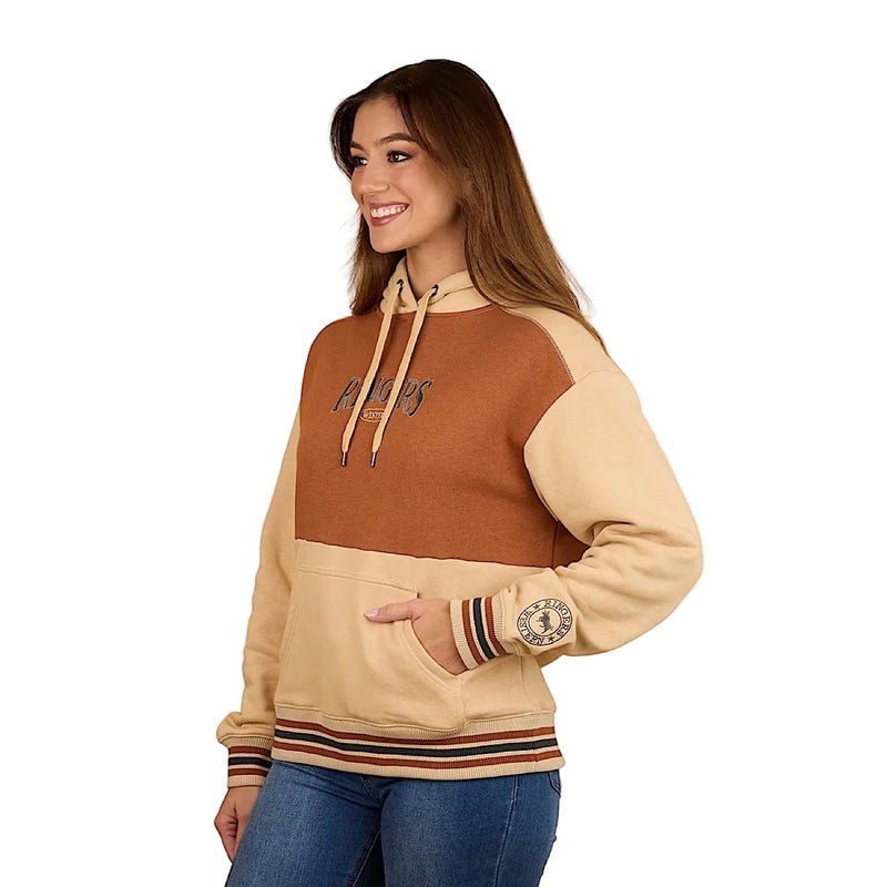 Ringers Western Women’s Aspley Pullover Hoodie - Dark Sand