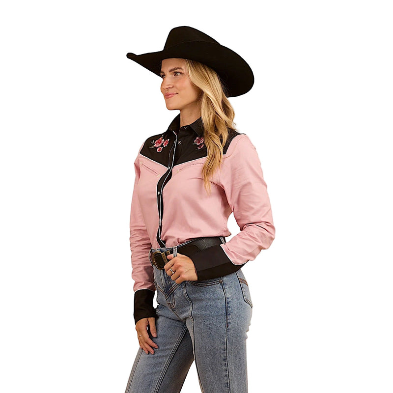 Ringers Western Women’s Bellingen Western Shirt - Rosey Pink