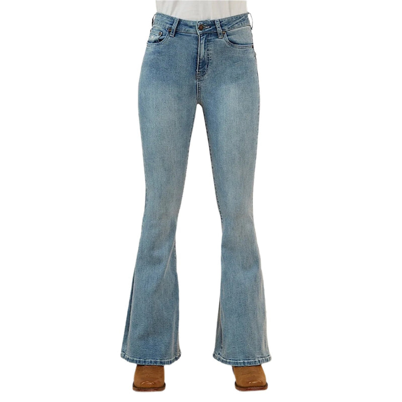 Ringers Western Women’s Bowie Flare Jean - Light Blue