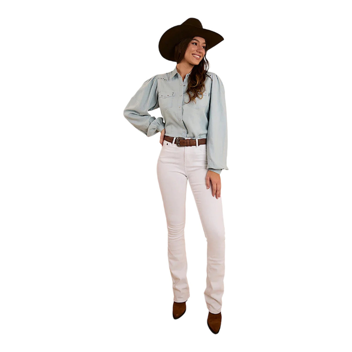 Ringers Western Women’s Camila Blouse - Chambray