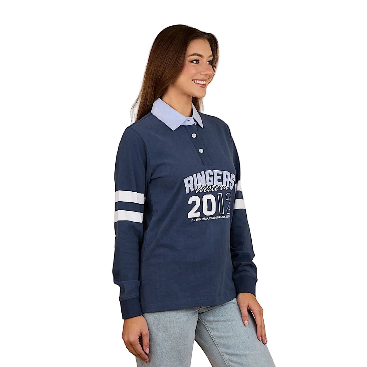 Ringers Western Women’s Campus Rugby Jersey - Navy