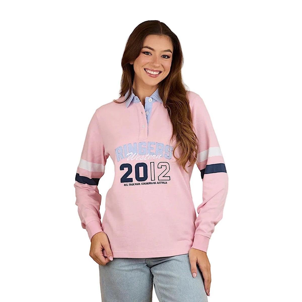 Ringers Western Women’s Campus Rugby Jersey - Pink