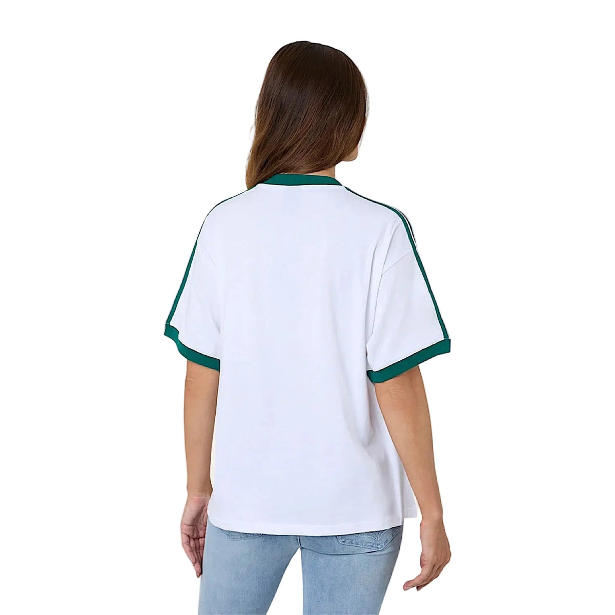 Ringers Western Women’s Western College Oversized T-Shirt - White