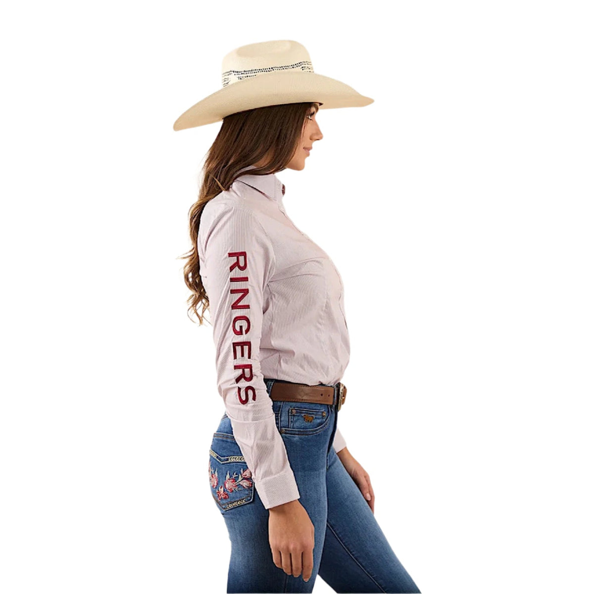 Ringers Western Women’s Faith Dress Shirt - Rose