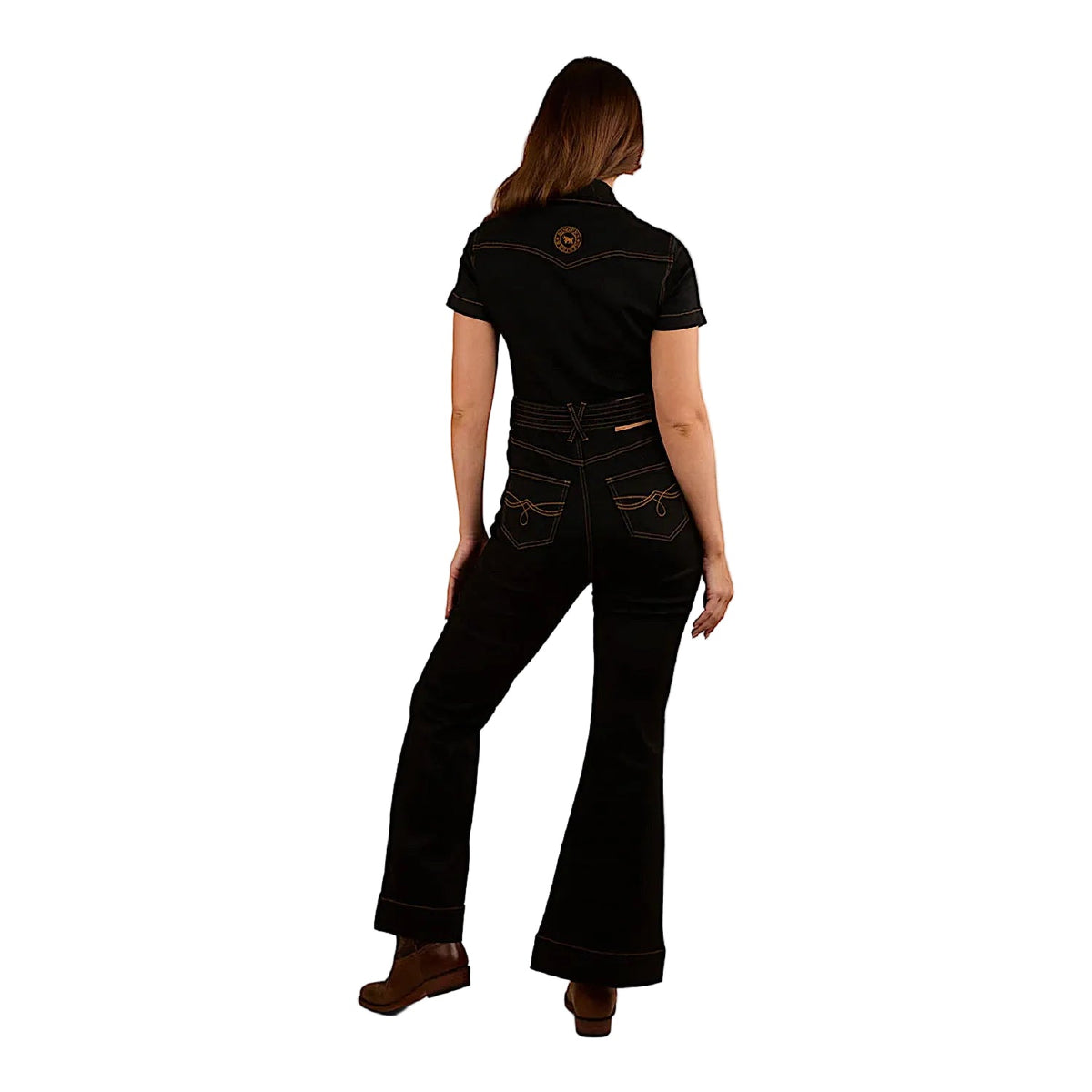 Ringers Western Women’s Jazmine Bootleg Jumpsuit - Black
