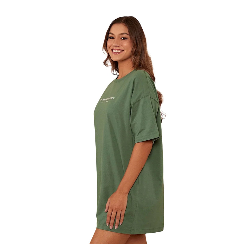Ringers Western Women’s Journey T-Shirt Dress - Cactus Green
