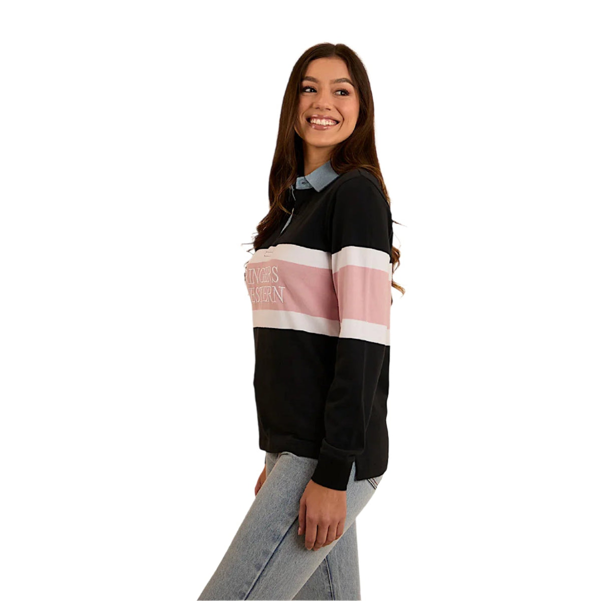 Ringers Western Women’s Pearson Rugby Jersey - Black