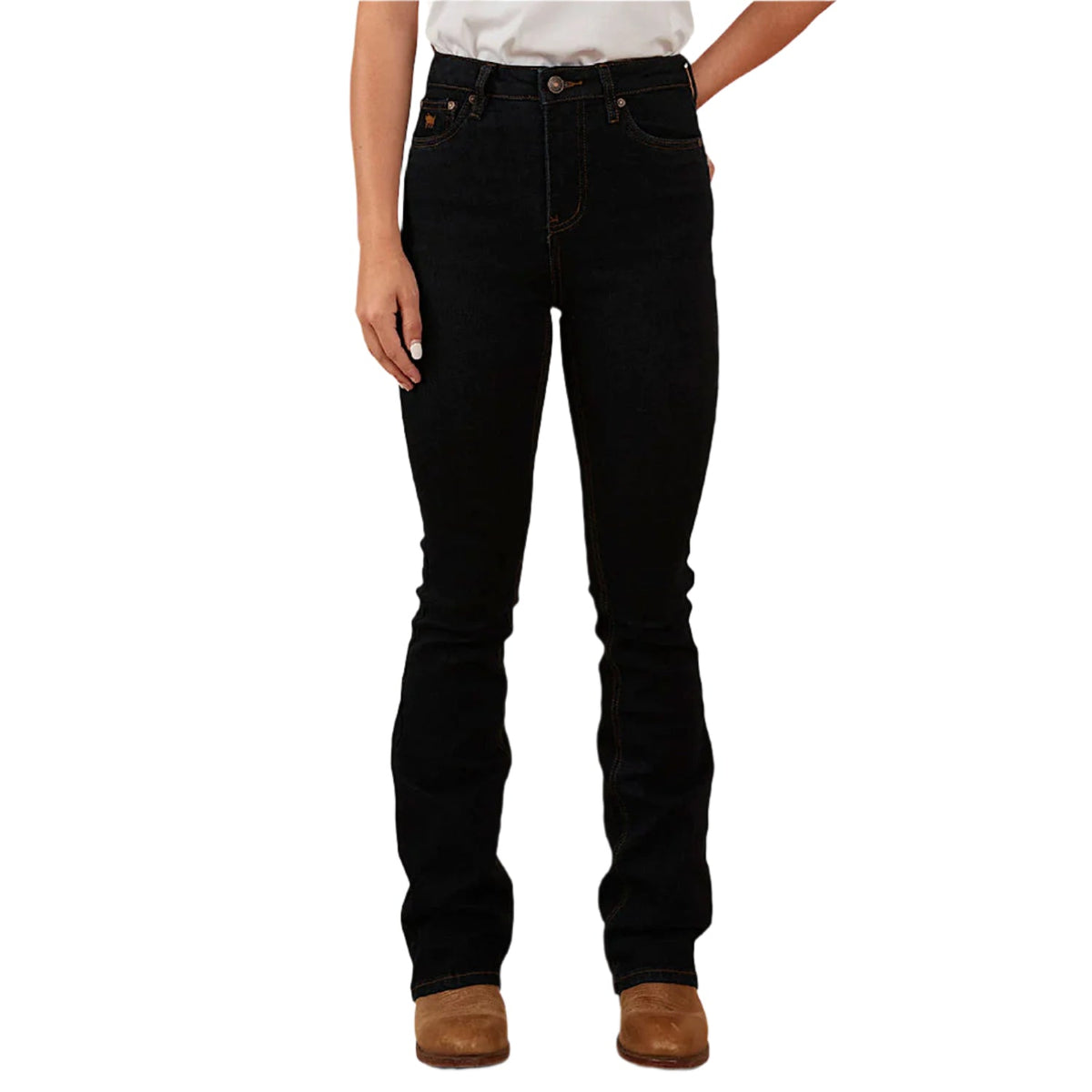 Ringers Western Women’s Penny High Rise Bootleg Jean - Dark Blue Wash