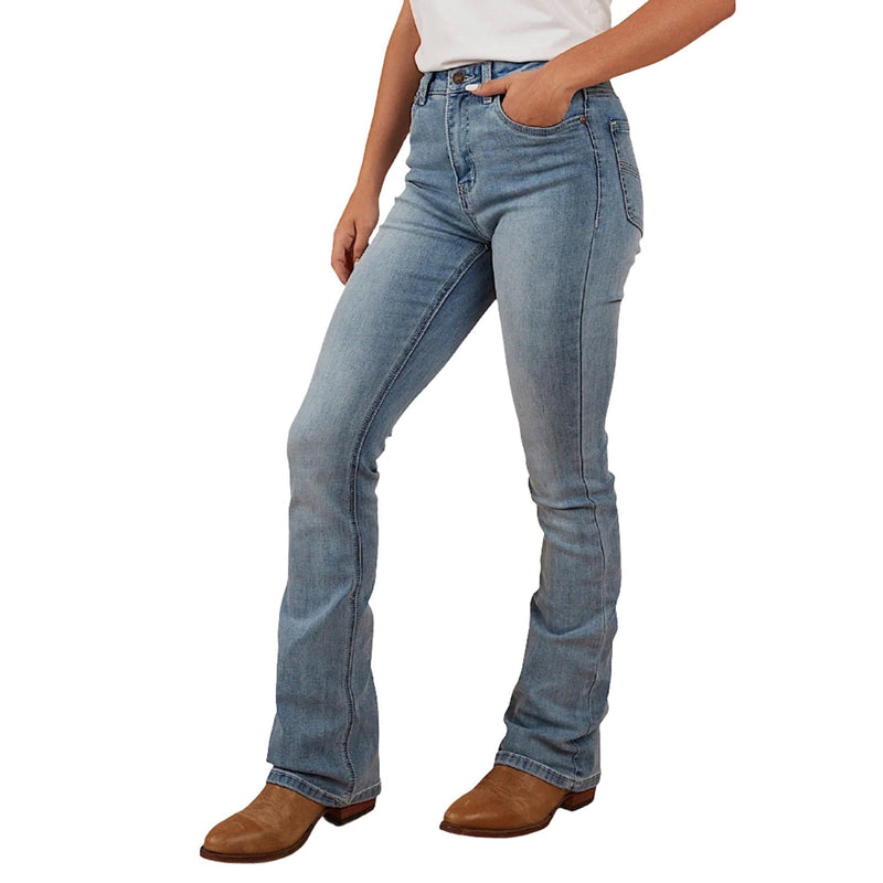 Ringers Western Women’s Penny High Rise Bootleg Jean - Light Blue