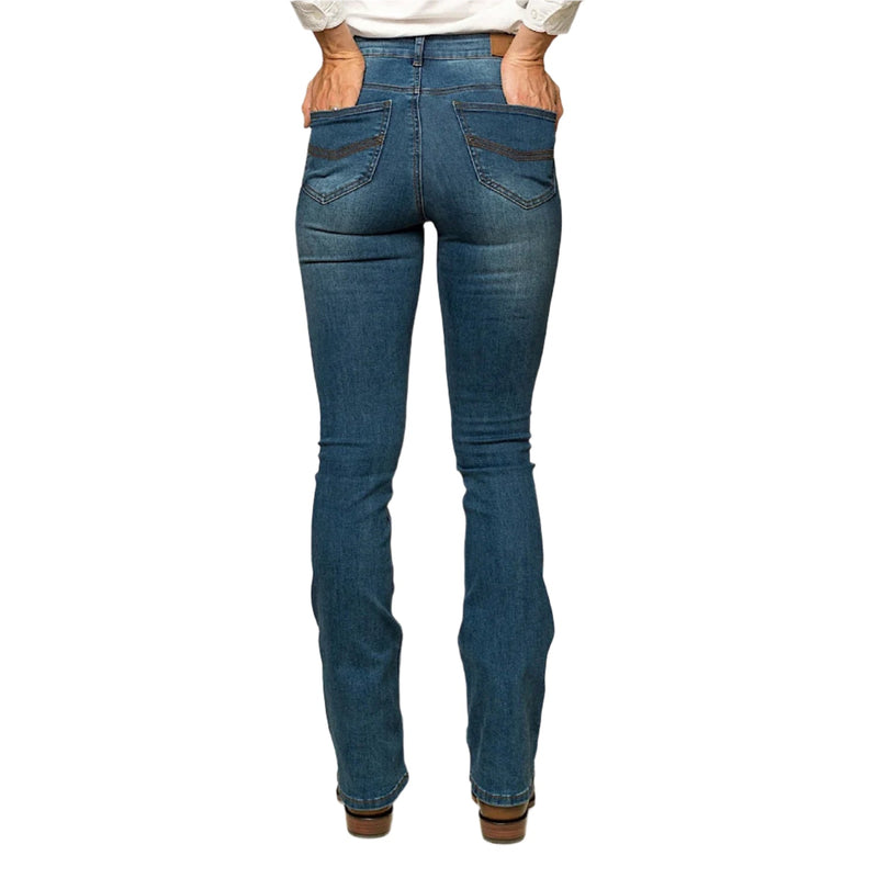 Ringers Western Women’s Penny High Rise Bootleg Jean - Vintage Blue Wash
