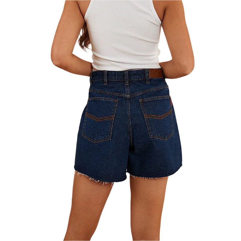 Ringers Western Women’s Remy Denim Short - Dark Wash Blue
