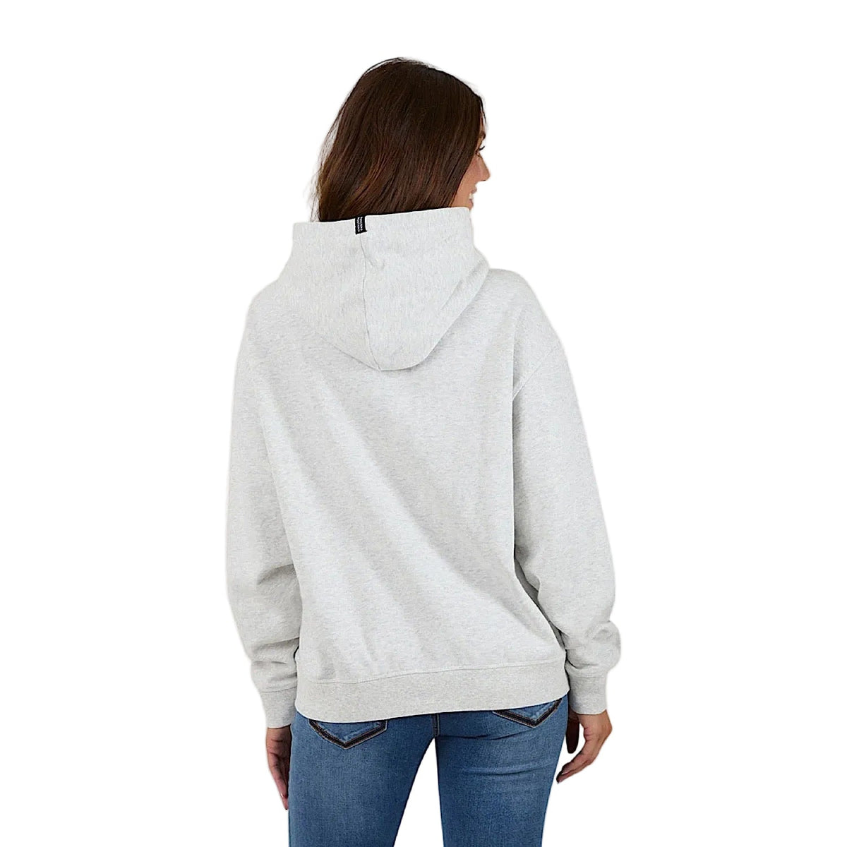 Ringers Western Women’s RW College Oversized Hoodie - Light Grey Marle
