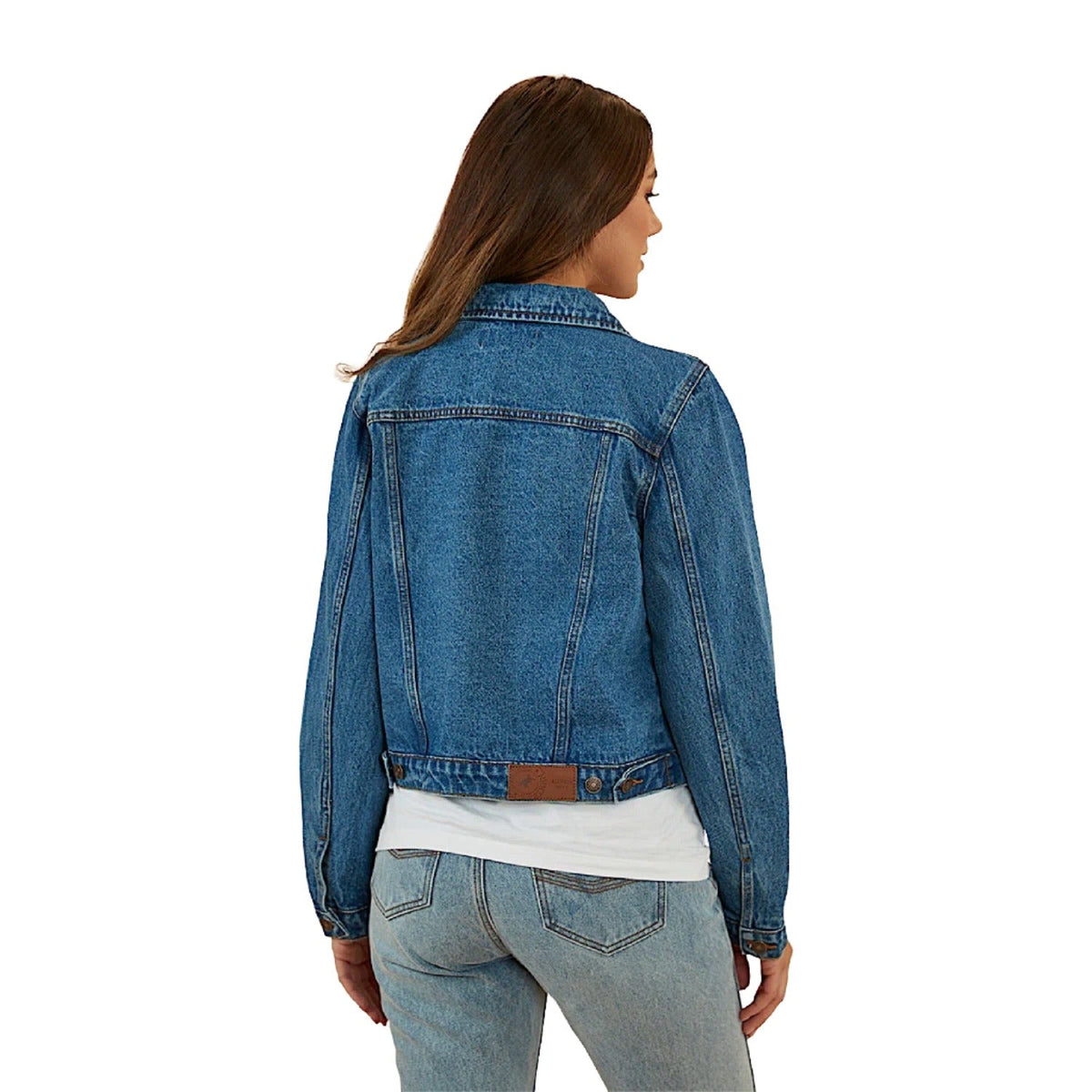 Ringers Western Women’s Scarlett Denim Jacket - Mid Wash Blue